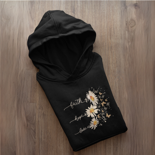 Faith, Hope, Love Hoodie
