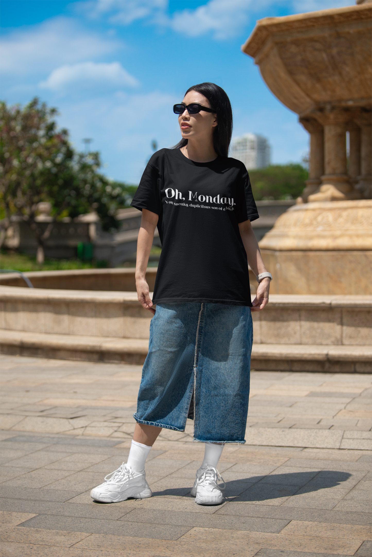 Oh Monday!  Oversized T-Shirt